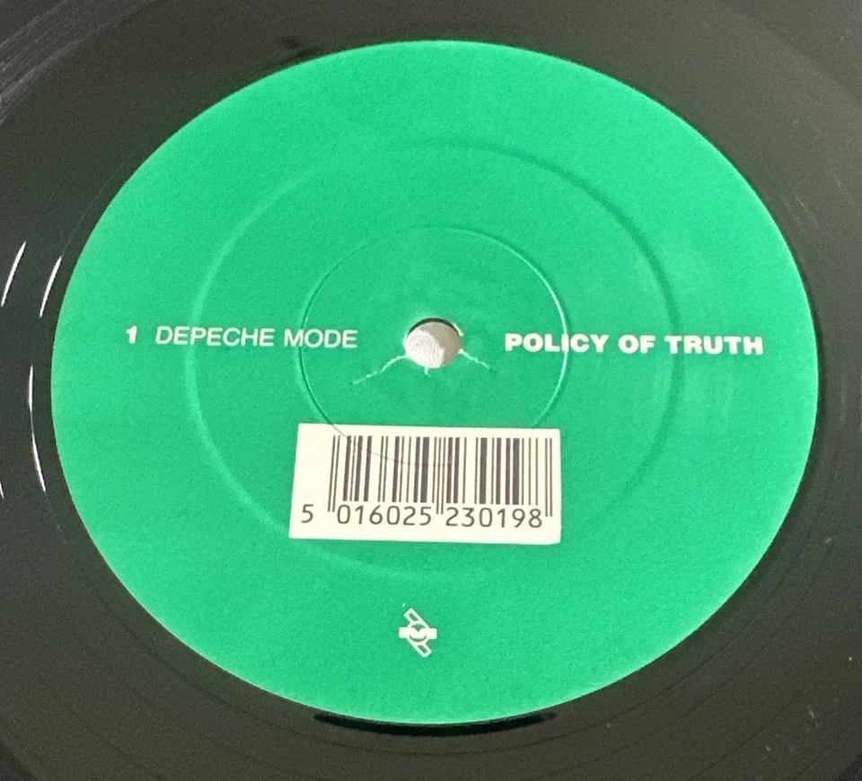 Depeche Mode ~  Policy Of Truth 12" Single Vinyl Record 1990 EX / EX - Image 4 of 4