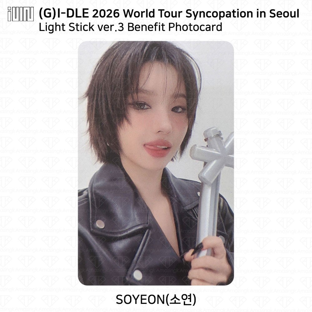 i-dle idle 2026 World Tour Syncopation In Seoul MD Light Stick ver