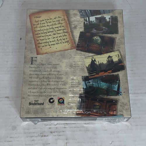 NEW Sealed Broderbund Myst Computer Game Windows 3.1, Windows 95 (CD-ROM, 1996) - Picture 5 of 12