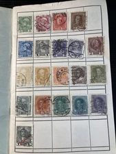 347 of Vintage Austrian, Netherlands and Belgium hinged stamps