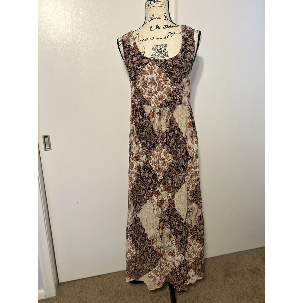 Vintage NC-17 Danielle Haven Patchwork Floral Max… - image 2