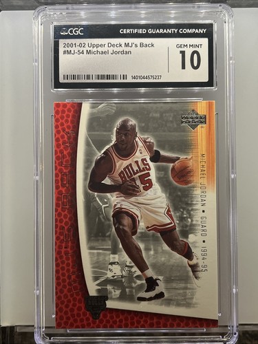 Michael Jordan #MJ-54 2001 Upper Deck MJ's Back card