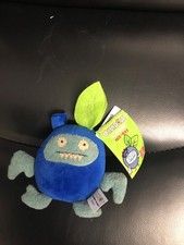 Ugly Dolls Fruities 4" Plush Clip-On: Ice Bat Blueberry New w/ Tag