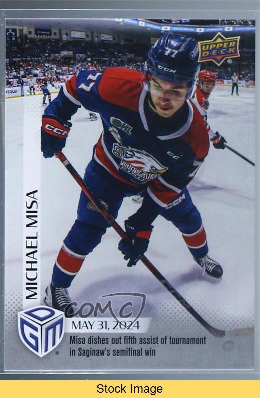 2024 Upper Deck All-Sports Game Dated Moments CHL Michael Misa #CHL-3 READ 0uo1
