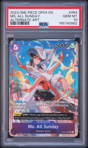 Ms. All Sunday (Alternate Art) graded PSA 10 for sale on eBay