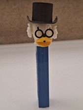 VTG 1977 PEZ Scrooge Mcduck 'A' No Feet White Head, Black Hat,Glasses READ