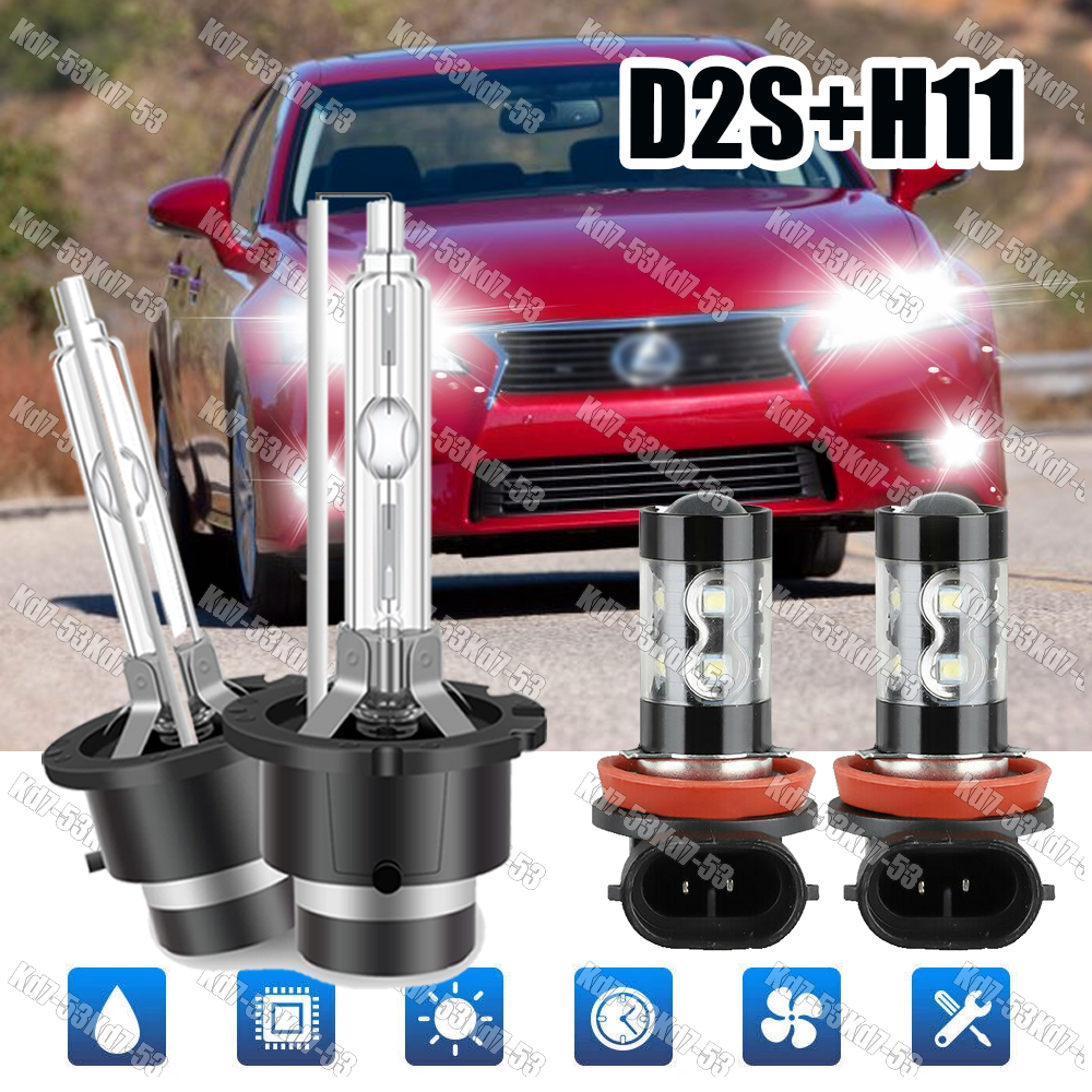 For 2013-2015 Lexus GS350 GS450h - HID Xenon Headlight Bulb Hi Lo Beam Fog Light