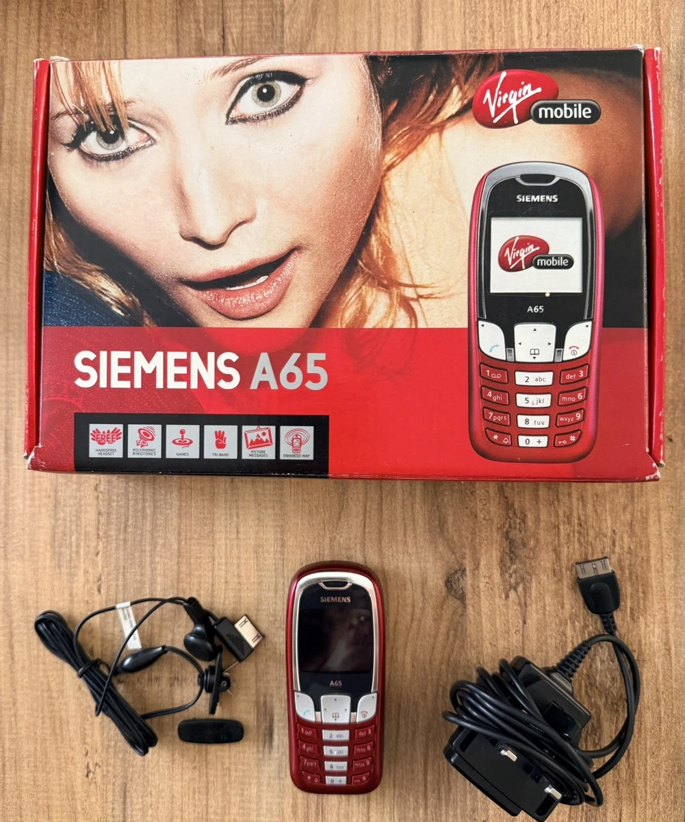 SIEMENS A65 Red Mobile Phone (2006) READ DESCRIPTION