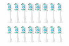 16 Pack Replacement Brush Heads Compatible with Sonicare Snap On Soft Bristle