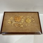Italian Birdseye Maple Inlaid Musical Jewelry Box Plays “Memories” — photo 1