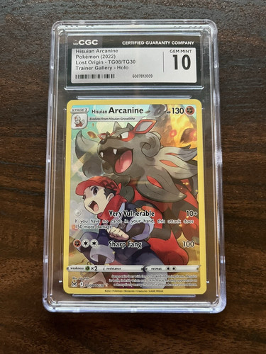 Hisuian Arcanine graded CGC 10 for sale on eBay