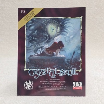 Dungeons & Dragons Crystal Skull Necromancer Games D20 Softcover