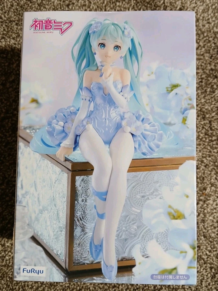 FuRyu Vocaloid Hatsune Miku Flower Fairy Nemophila Pale Blue Color Noodle Stop - Image 2 of 4