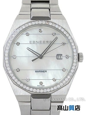 Concord Mariner Diamond Herren Quarzuhr White Shell Modell 05.1.14.1093S