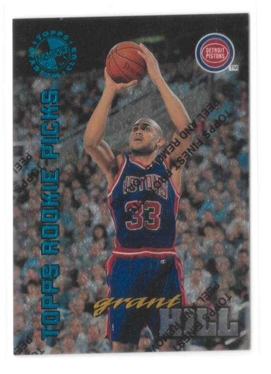 Topps Grant Hill Detroit Pistons Basketball Rookie Sports Trading