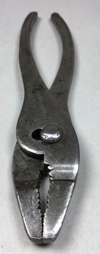 Vintage Indestro MFG. Co. Thin Nose Slip Joint Pliers 6-1/4" Long Chicago, USA - Picture 7 of 12