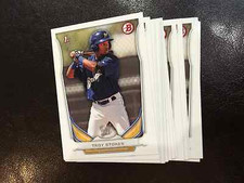 2014 Bowman Draft DP111 Troy Stokes 20 count lot Milwaukee Brewers