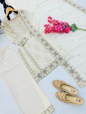 Beautiful Heavy Chinnon Silk Top Palazzo With Dupatta For Wedding Wear