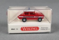 Wiking 086124/0861 24 (H0, 1:87) Feuerwehr - Trabant 601 S - Neuware!