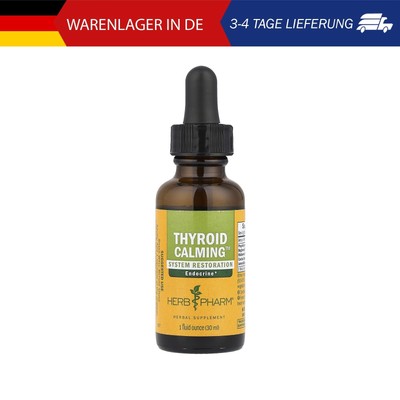 Herb Pharm, Thyroid Calming, Schilddrüsenberuhigung, 30 ml (1 fl. oz.)