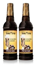 Jordan's Skinny Syrups Sugar Free Coffee Syrup Mocha Flavor Drink Mix Zero Ca...