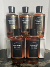 5 Bath And Body Works Single Barrel Bourbon 3 In 1 Hair, Face & Body Wash 10oz