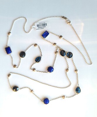 NEW $1595 IPPOLITA 43'' 925 Rock Candy Mixed Shapes Ball and Stone Necklace