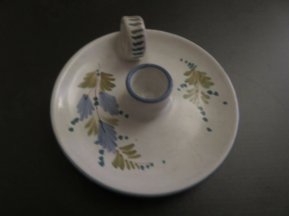 Bougeoir Chandelier Céramique Capsule Deruta Round Peinte à la Main - Photo 3/4