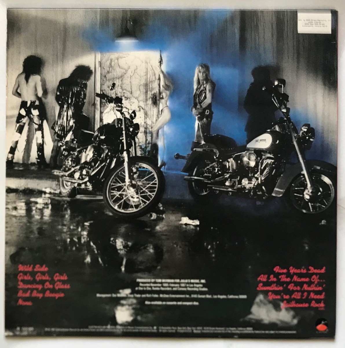 Motley Crue - Girls Girls Girls - 1987 - Vinyl LP - Club Edition