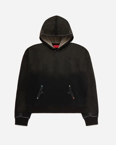 Fugazi Stone Rivet Hoodie Washed Black XL
