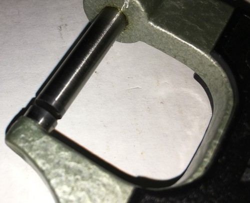 VIS 0-1 IN MICROMETER W/ CARBIDE FACES .0001 GRADUATIONS FRICTION THIMBLE POLAND - Picture 4 of 10