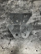 4 weld on traction bar frame mounts / weld on tabs 9/16” Bolt Hole