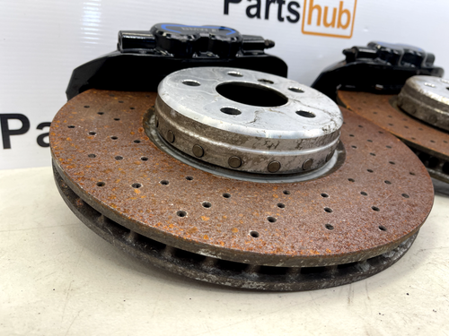 2014-2020 BMW I8 OEM BREMBO BRAKE CALIPERS ROTORS PADS COMPLETE SET - Picture 7 of 16