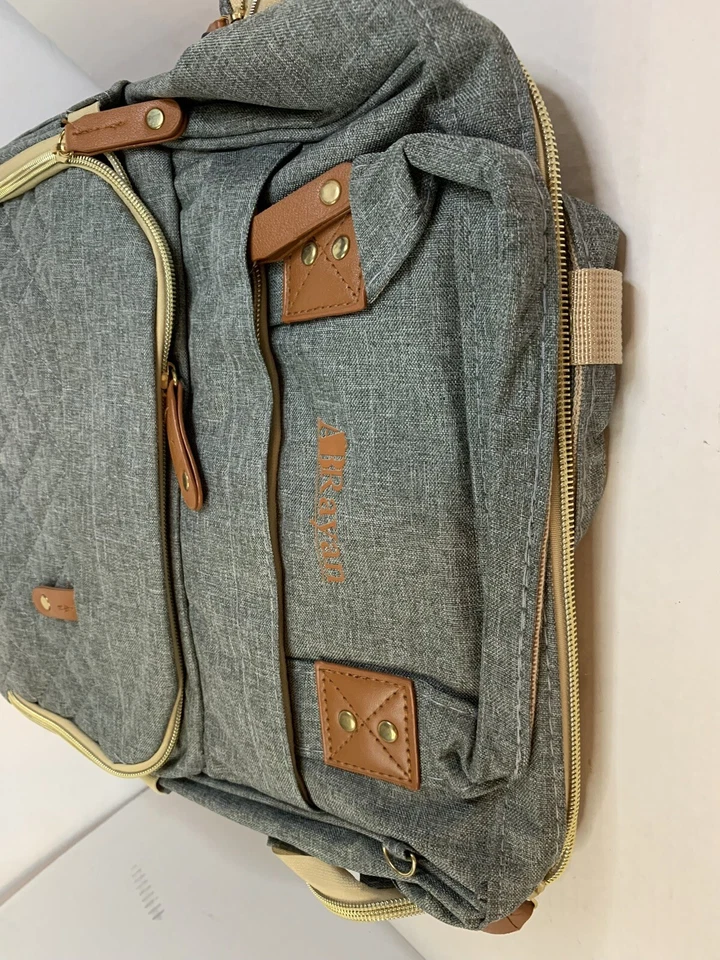 Diaper bag backpack Large Baby Tote Travel Pack Water Resistant Purse Multi Use - Image 2 of 4