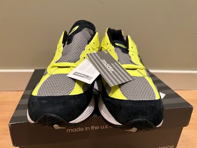 New Balance 992 Black Neon Bright Volt Yellow Grey M992AF