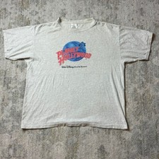 Vintage 1991 Planet Hollywood Walt Disney World Gray T Shirt Mens XL Made in USA