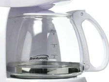 Brentwood Coffee Maker 4 Cup Replacement Pot **CARAFE ONLY** - White