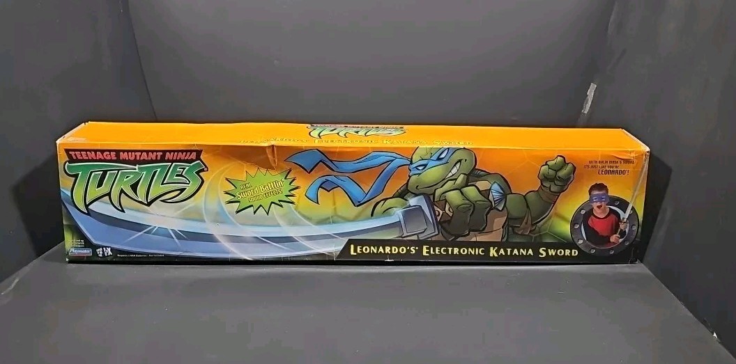 Espada Katana Leonardos Tortugas Ninja Adolescentes Mutantes De Colección Por Playmates NUEVA
