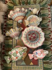 MacKenzie-Childs Orchard Check Wired Ribbon. New