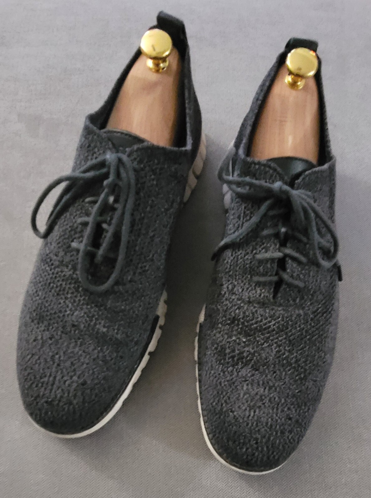 SAOLA Scarpe Oxford Grand OS Cole Haan da uomo Zero Grand.Os in maglia grigia taglia 10 M