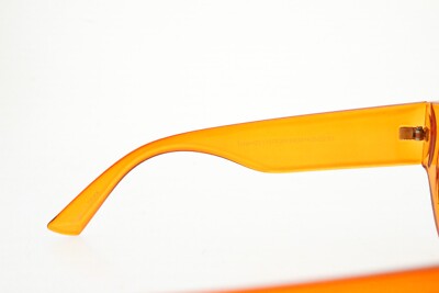 Victor Glemaud X Target orange  sunglasses Victor Glemaud x Target Transparent Orange Thick Sunglasses  main image 2