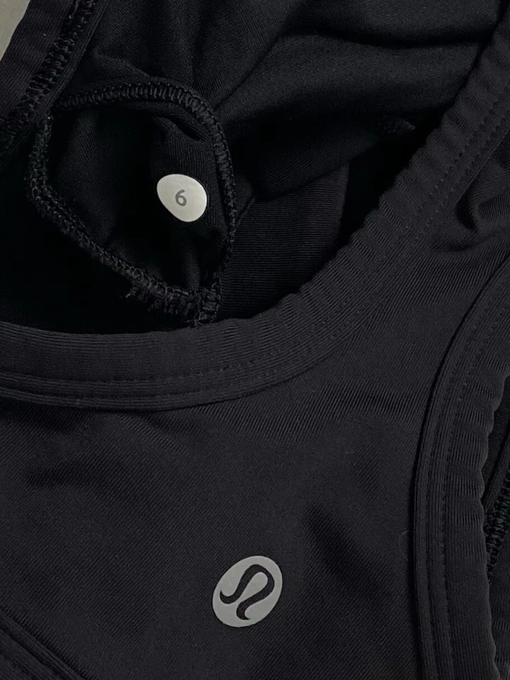 Бюстгальтер Lululemon Splendour женский размер 6 черный - Изображение 4 из 4