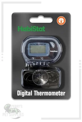HabiStat Reptile Digital Thermometer Vivarium Terrarium Digital Thermometer