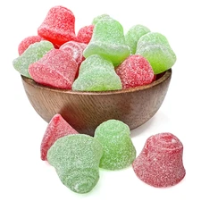 Red & Green Jelly Bells - Jelly - Candy - by NY Spice - FREE SHIP