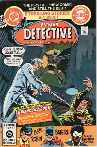 DETECTIVE COMICS #495 10-1980 VG/FN Batman Family Robin Batgirl Black Lightning