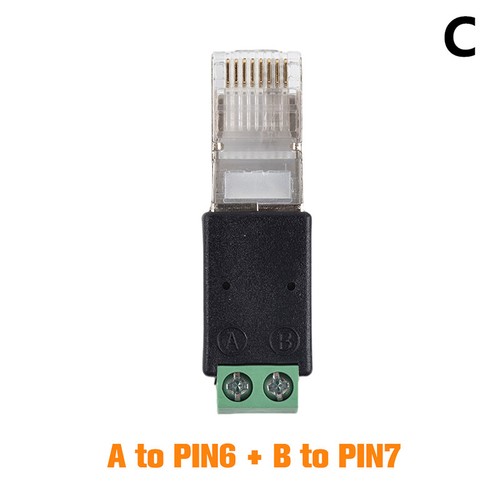 RJ45 zu RS485 -Konverter RJ45 Anschlussadapterkristallkopf zum Klemmenblock - Picture 9 of 16