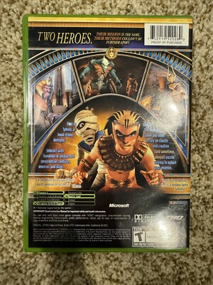 Sphinx and the Cursed Mummy (Microsoft Xbox) Complete