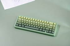 Gradient Green Cherry Profile Support Shine Through Doubleshot PBT Keycap Set