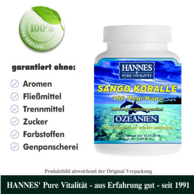 Sango San Korallensedimente 180 Vegi-Kaps - Beste HANNES' Qualität
