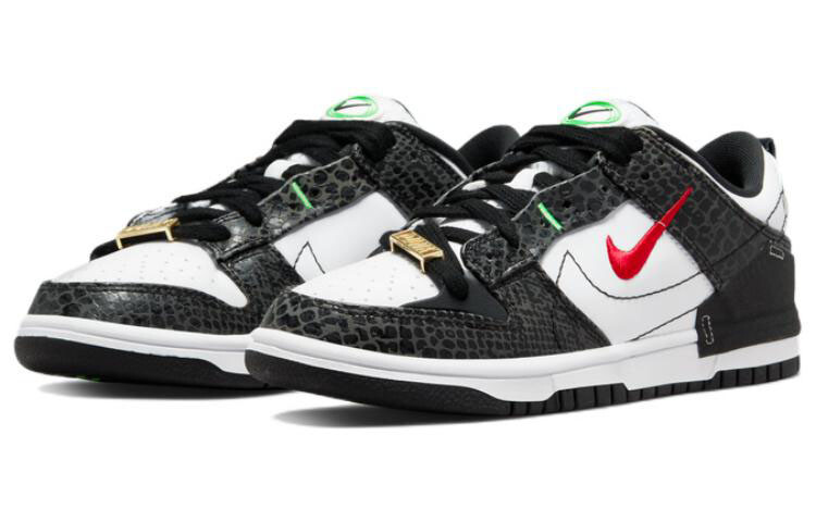 シューズ(男性用) NIKE DUNK LOW DISRUPT 2 10 (UK) Nike Dunk Low Disrupt 2 Just Do It Black Snakeskin Shoe